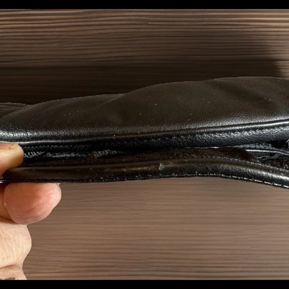 Vintage GREEK FISHERMANS Cap Mens X-Large Black Genuine Leather Fiddlers Hat USA - Picture 6 of 11